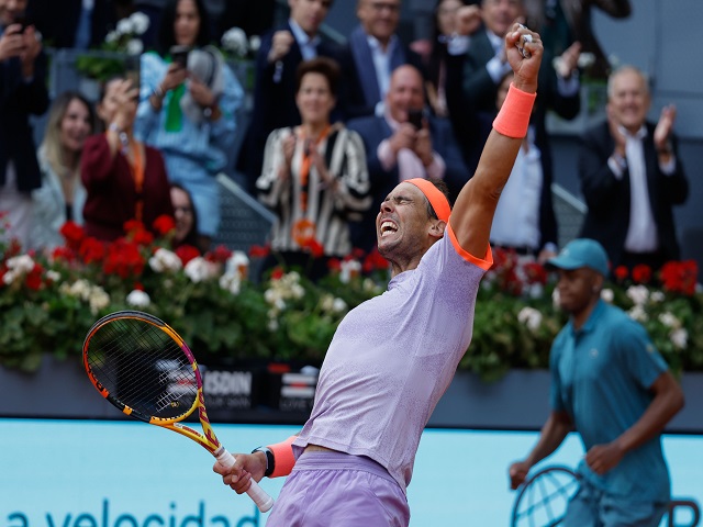 Rafa Nadal no se rinde y doblega a Pedro Cachín en 3 horas en el Mutua Madrid Open
