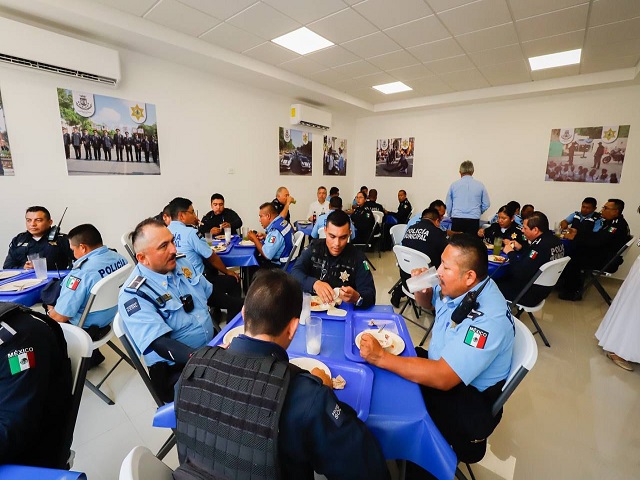 Elementos de la Policía Municipal tendrán almuerzo sin costo en el comedor de la corporación municipal