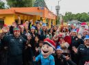 Lleva Cecilia Patrón la Navidad a comisarías de Mérida