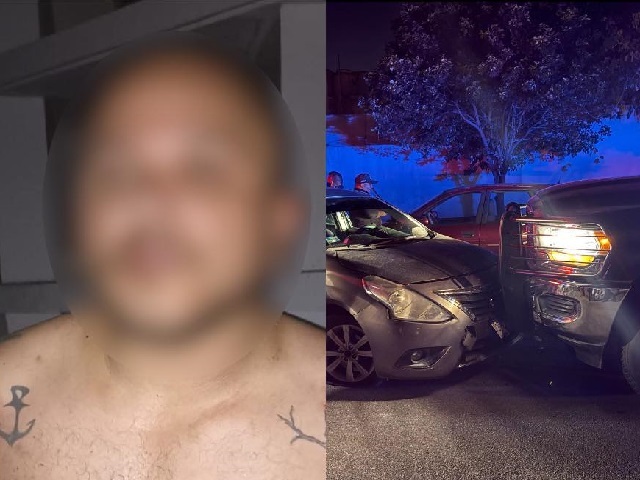 Persecución en Mérida termina con detenido en estado inconveniente