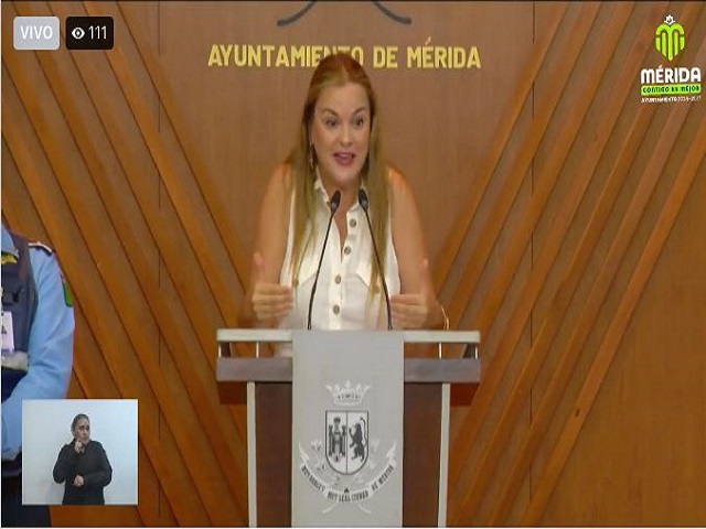Cecilia Patrón presenta resultados de “Mérida te cuida” y obras municipales