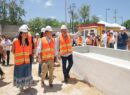 Supervisa Joaquín Díaz Mena rehabilitación de planta de tratamiento en Santa Cruz Palomeque