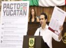 Álvaro Cetina presenta el “Pacto por Yucatán”; Morena no lo firma