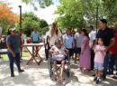 Cecilia Patrón supervisa construcción de rampas para mayor accesibilidad en parques de Mérida