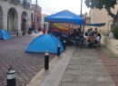 Magisterio yucateco respalda protestas nacionales pese a las lluvias