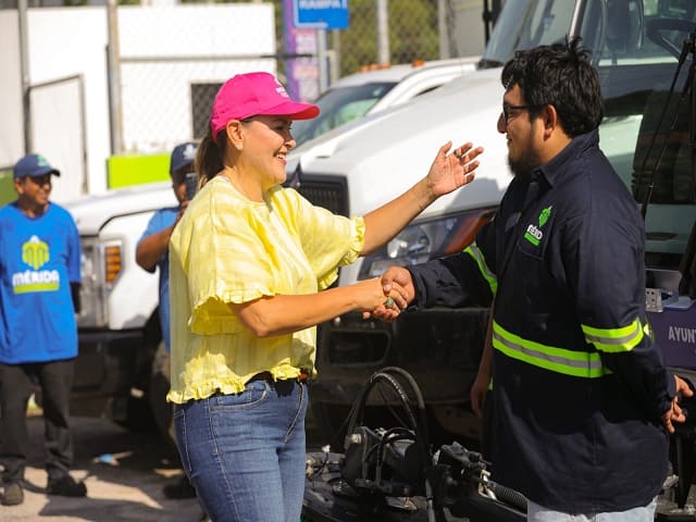 Cecilia Patrón lleva Mega Operativo al sur de la ciudad: trabajamos 24/7 para una Mérida más chula