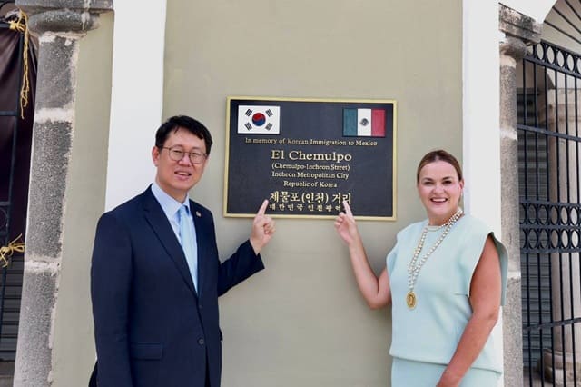 Fortalece y conmemora Cecilia Patrón la relación y legado de Corea del sur en Mérida.