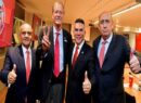 Vicente Fox se reúne con ‘Alito’ Moreno en la sede del PRI