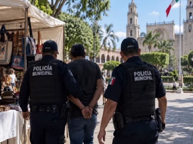 Detienen a vendedor por agredir a funcionario del Ayuntamiento durante operativo