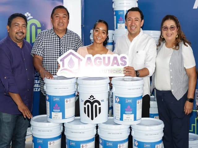 Cecilia Patrón impulsa subsidios en impermeabilizantes y pintura para viviendas