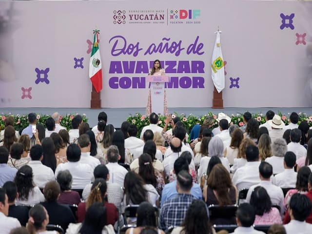 30 millones de raciones para 125 mil niñas y niños: Wendy Méndez Naal rinde cuentas de dos años del DIF Yucatán