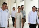  El O’Horán y dos hospitales más ya son IMSS-Bienestar; otros 5 se suman en enero: Sheinbaum y Díaz Mena revisan el avance en Yucatán
