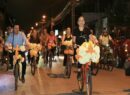 Más de 3 mil ciclistas se apropian de calles del centro de Mérida en la décima Rodada de las Ánimas